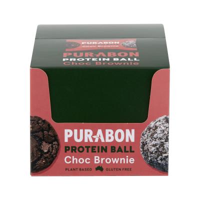 Purabon Protein Balls Choc Brownie 43g x 12 Display